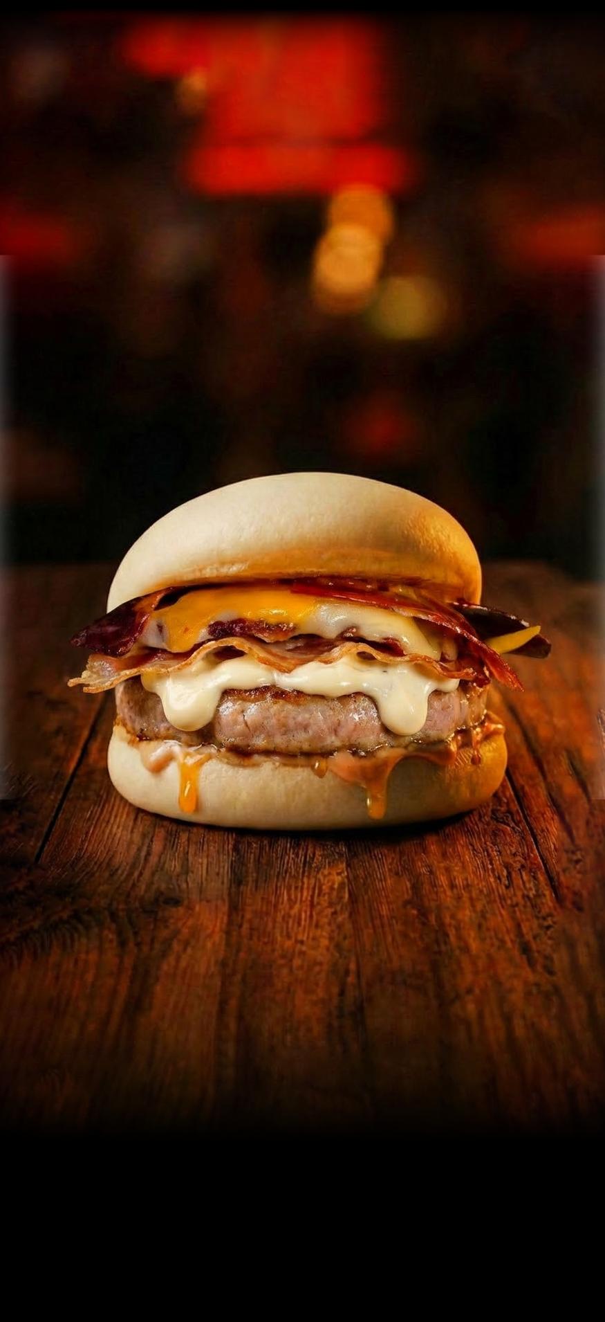 Burguer Bao Lomo Braseado