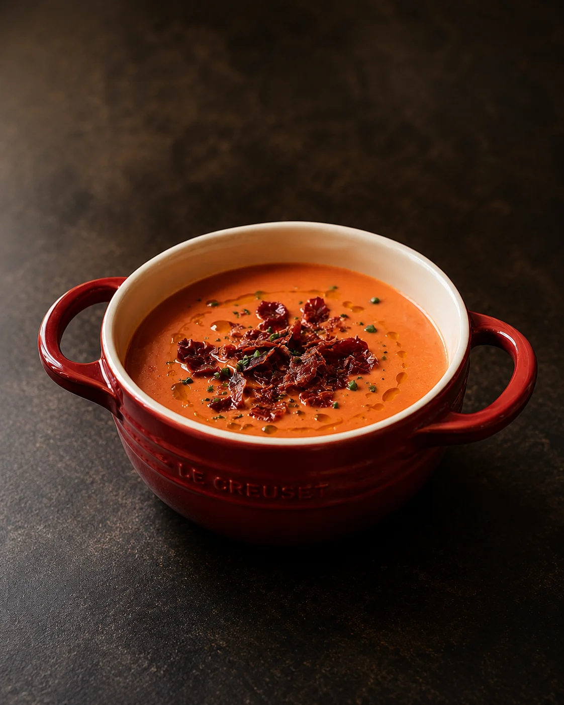 Gazpacho de Cherry e Ibérico